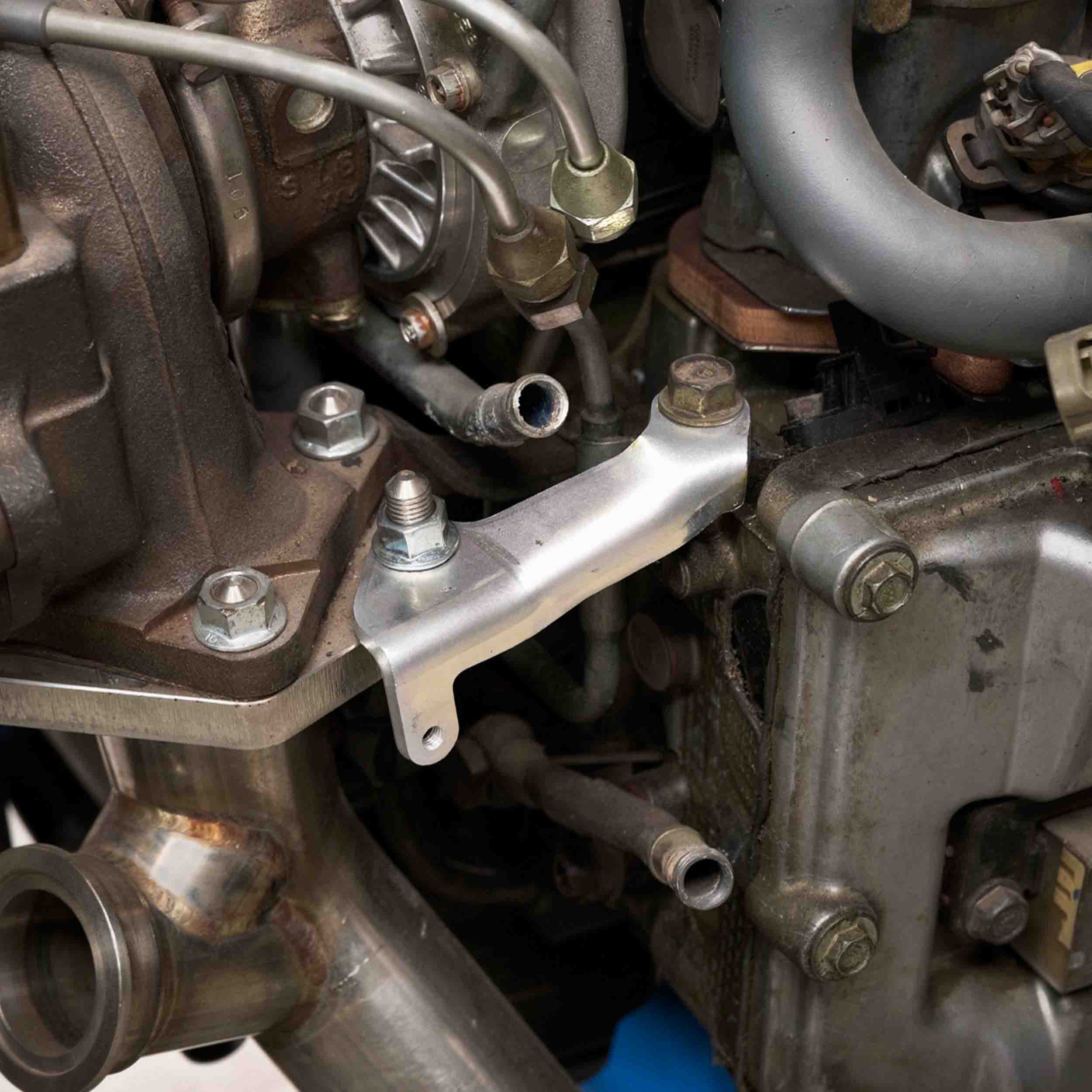Subaru OEM Lower Turbo Heat Shield Bracket - PN 14427AA022
