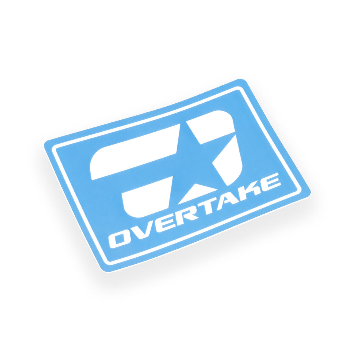 OVERTAKE Classic Blue Sticker