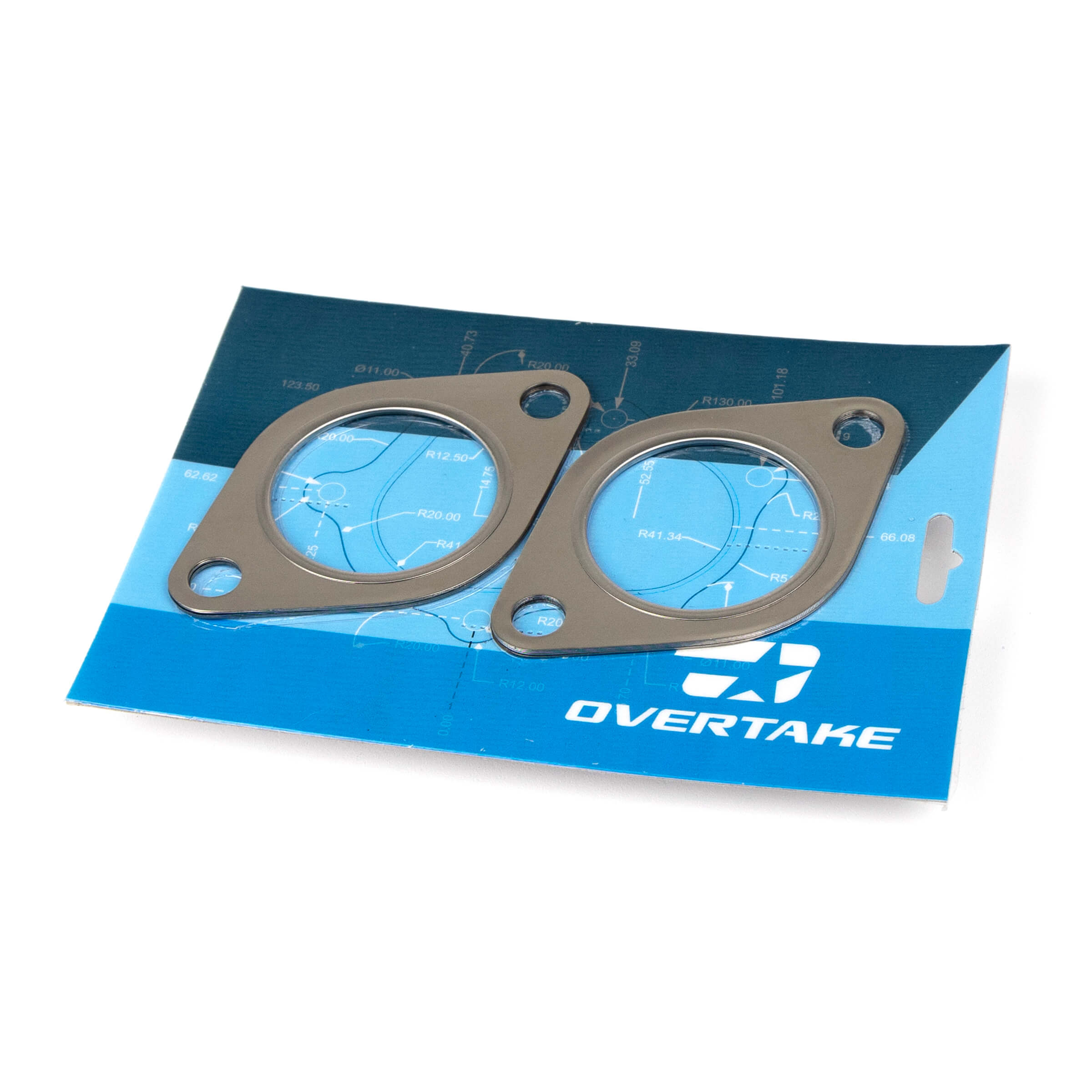 Overtake Exhaust Manifold to Crosspipe Gasket Set - Subaru EJ Engine WRX STI LGT OBXT FXT