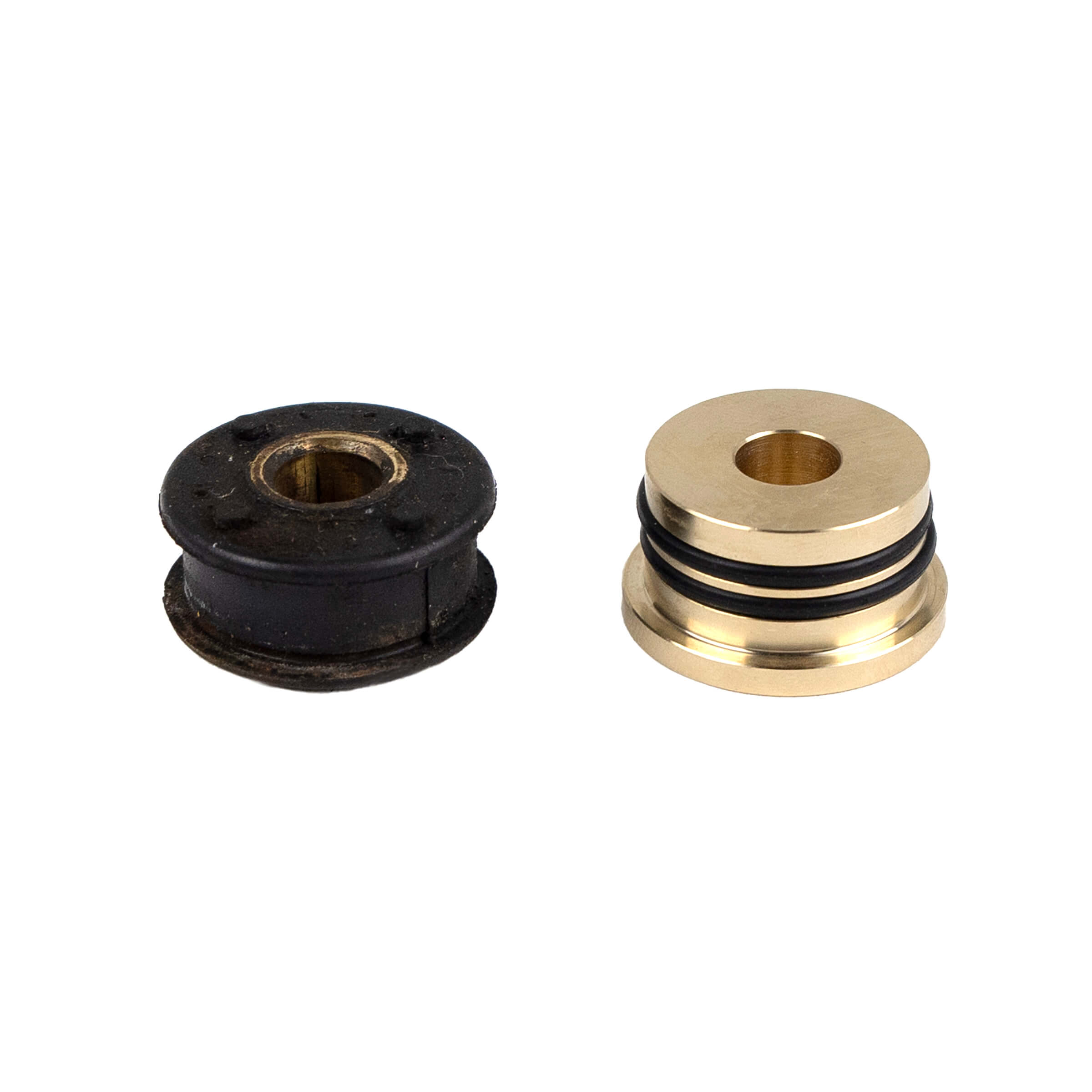 OVERTAKE Brass Shifter Bushing Kit - Subaru 2015-2026 WRX / 2014-2018 Forester / 2018-2023 Crosstrek / 2010-2013 Legacy GT / 2010-2013 Outback XT