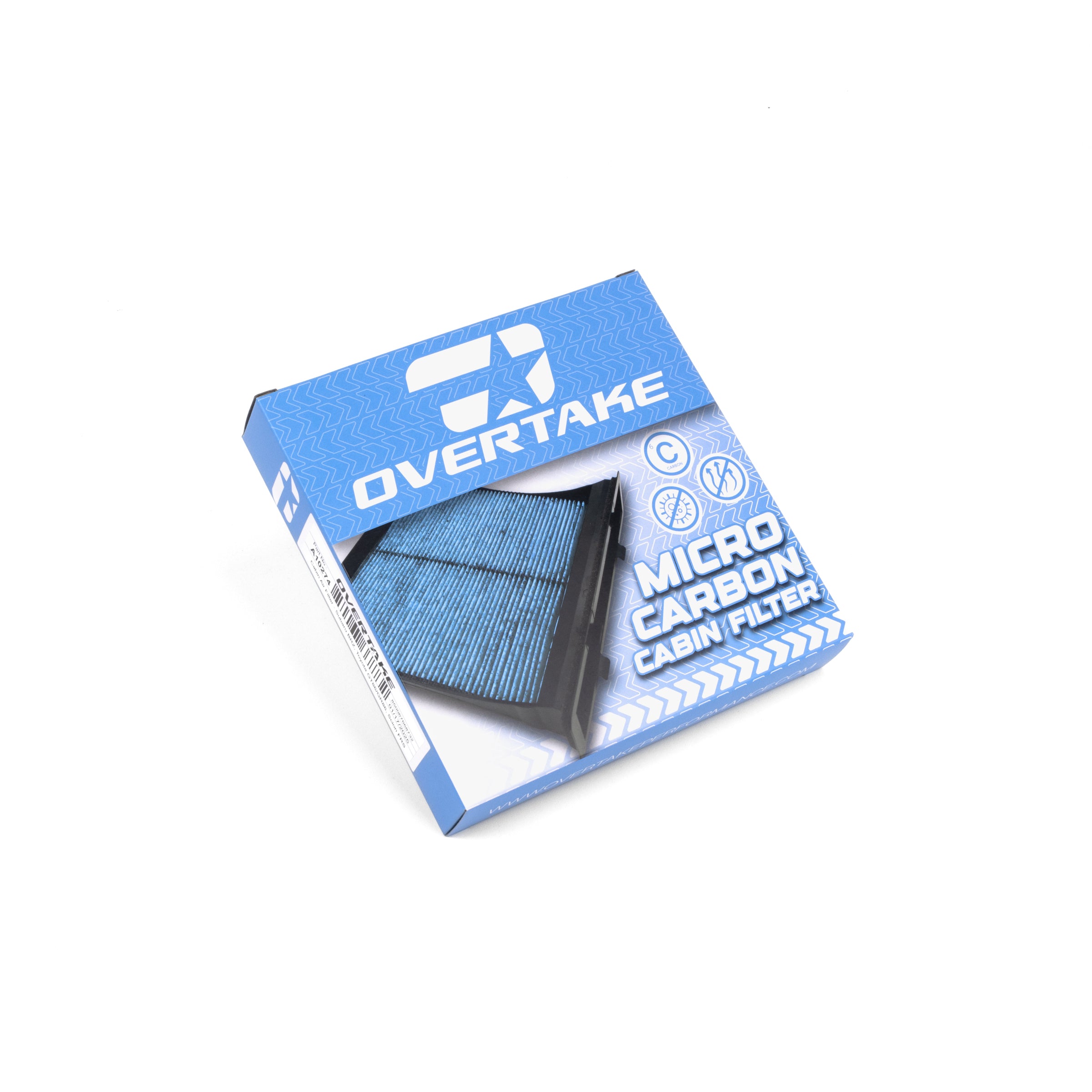 Overtake Micro Carbon Cabin Air Filter - Subaru BRZ, Toyota GT86/GR86, Scion FRS
