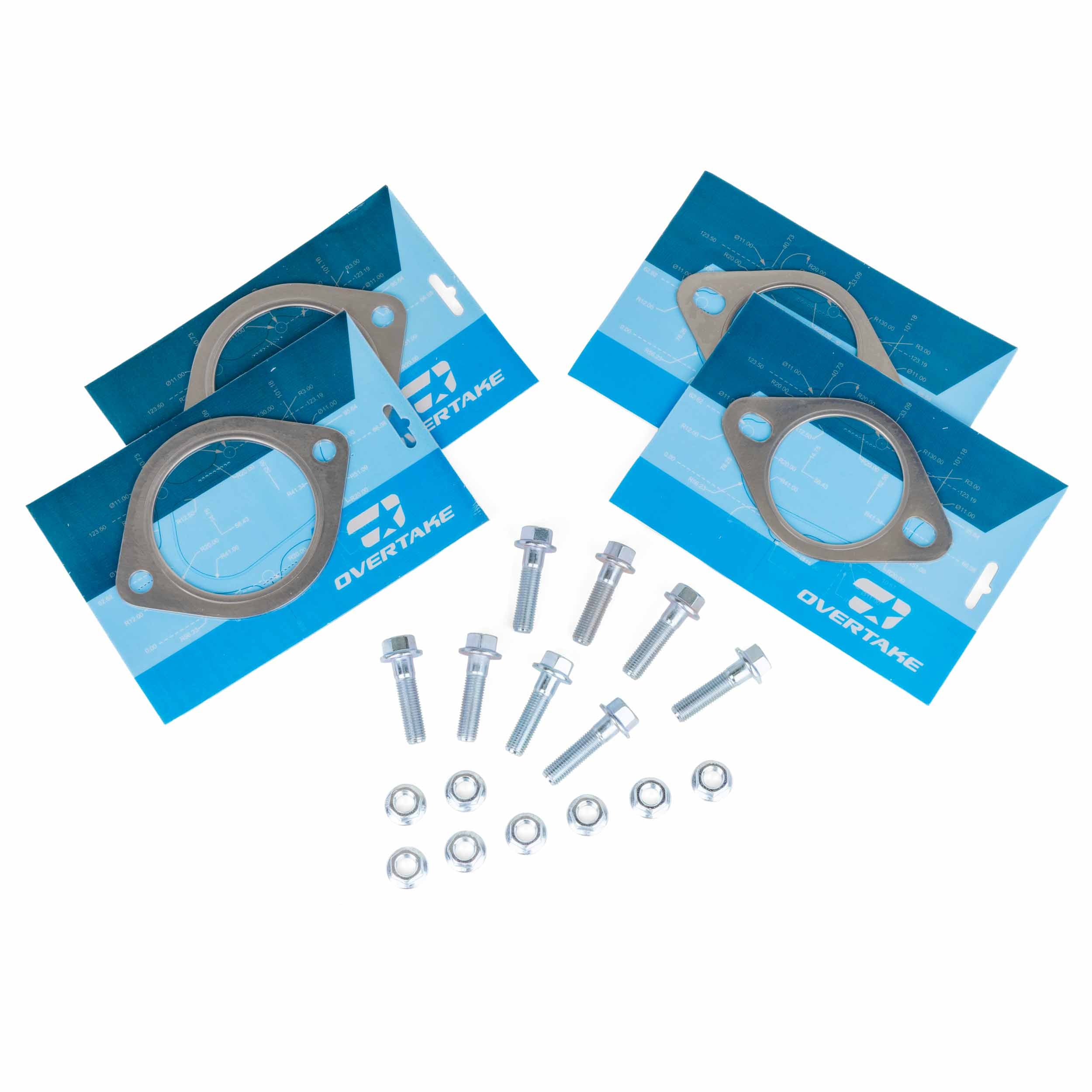Overtake Catback Exhaust Hardware Refresh Kit - 2008+ WRX/STI Sedan