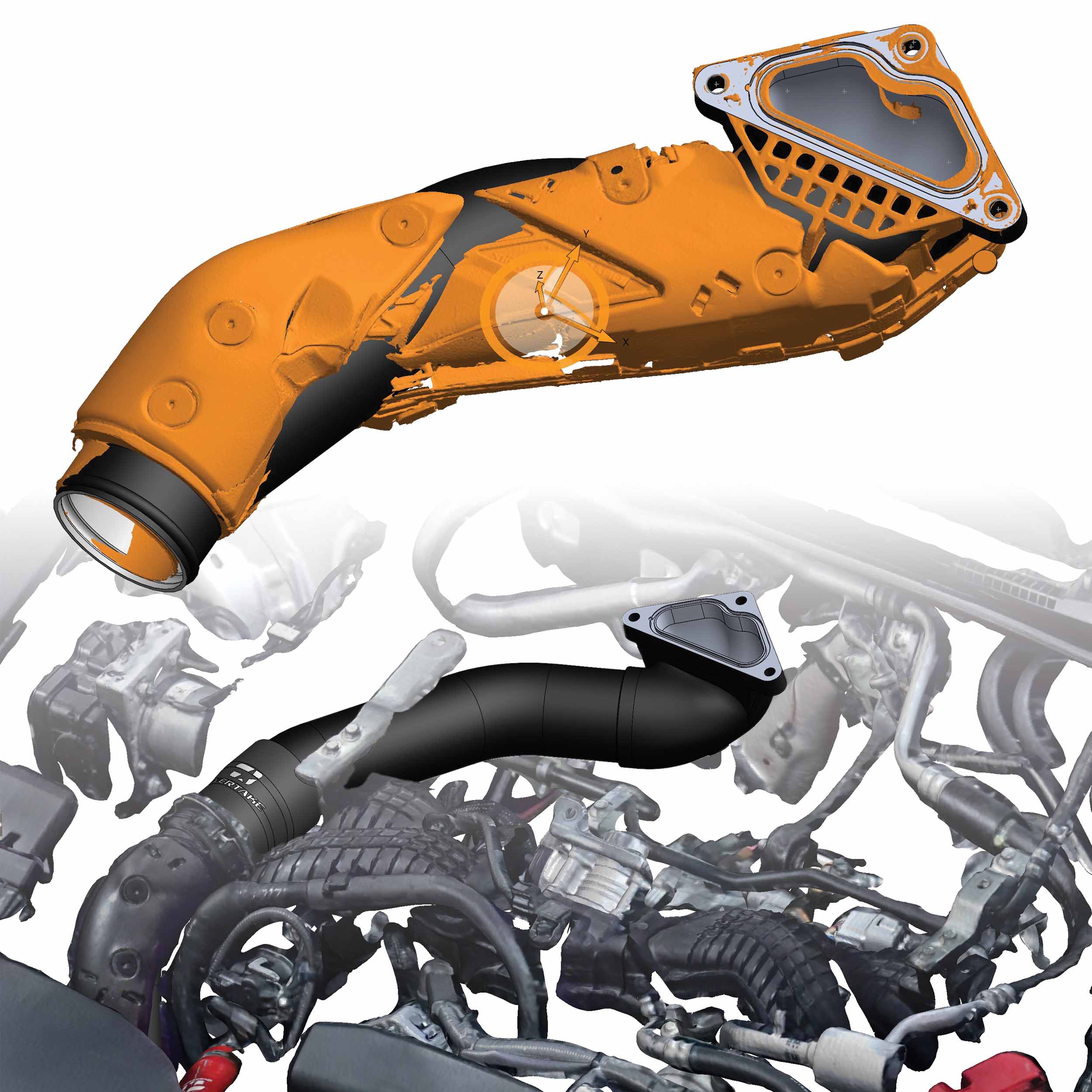OVERTAKE Upper Charge Pipe - Subaru 2022-26 WRX