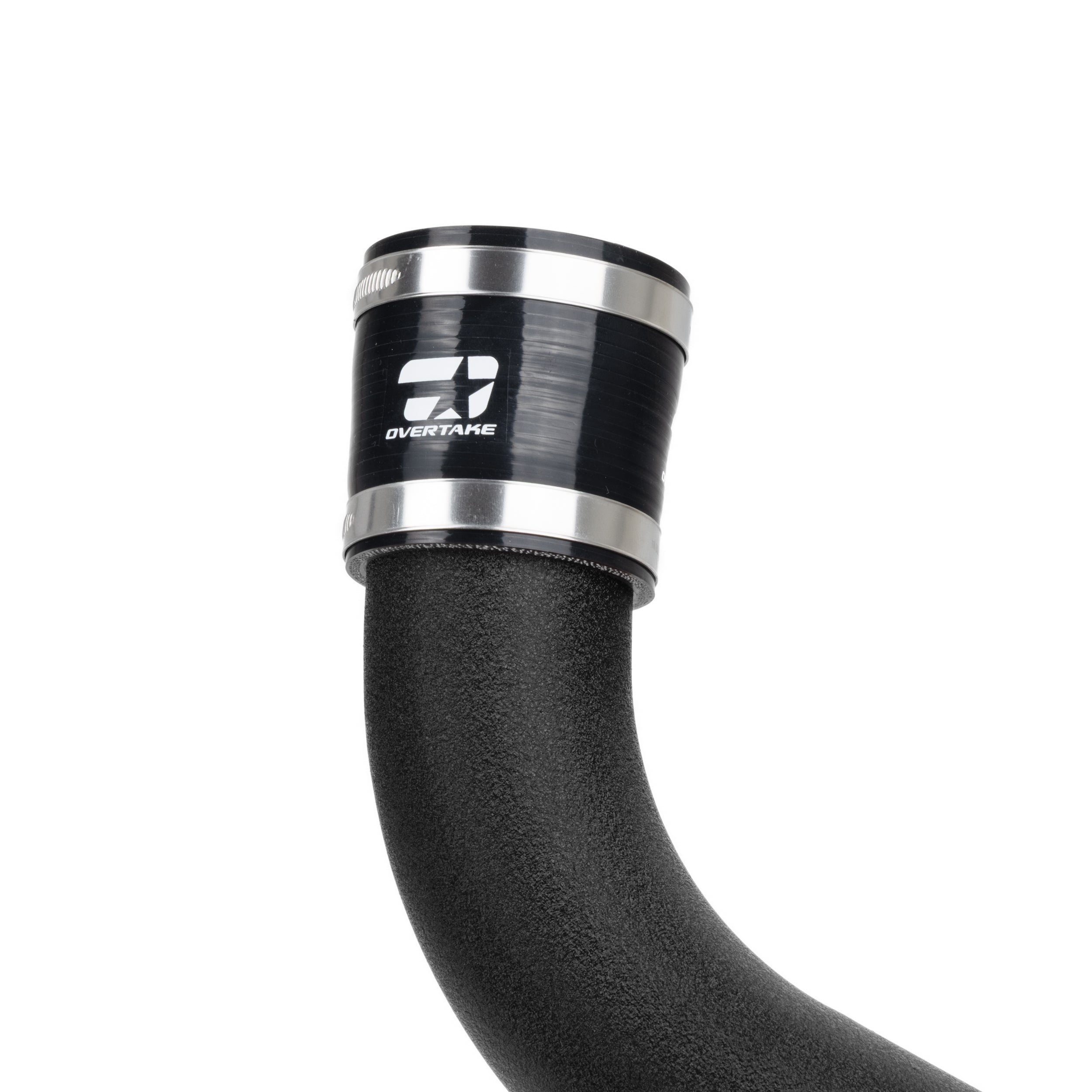 Overtake charge pipe kit for 2015-2021 Subaru WRX in black powder coat #color_black