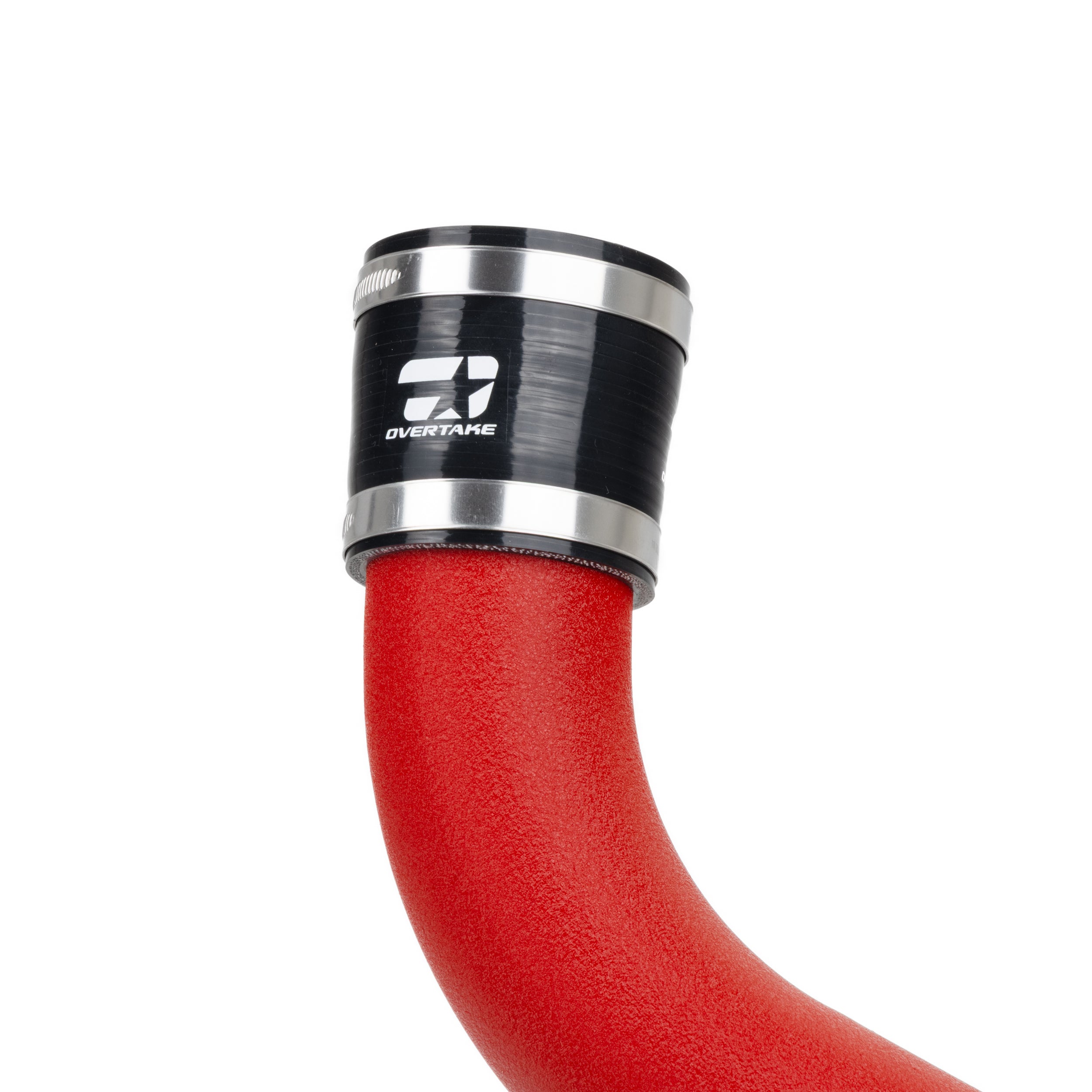 Overtake charge pipe kit for 2015-2021 Subaru WRX in red powder coat #color_red