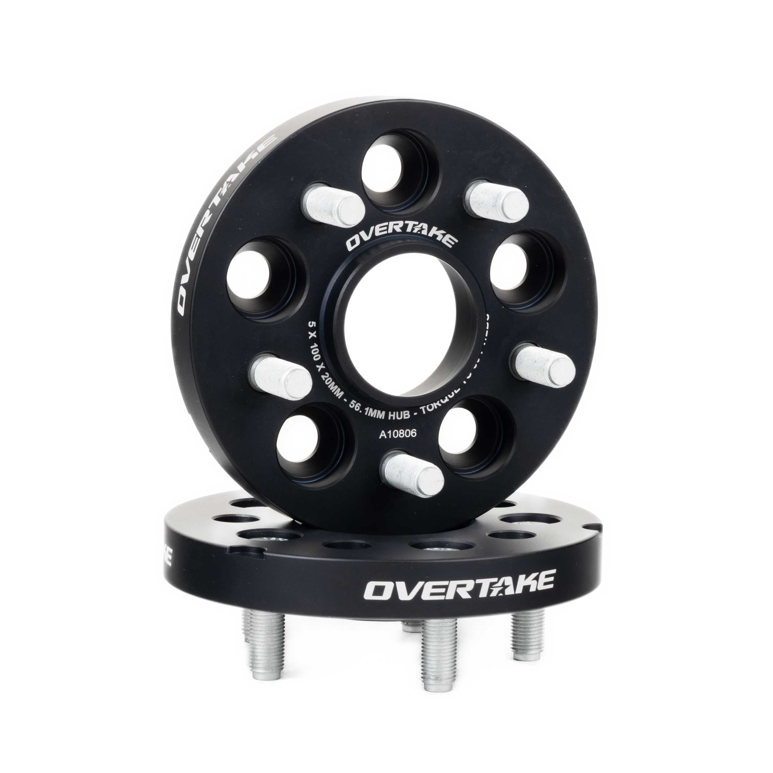 OVERTAKE 20mm wheel spacers for Subaru WRX 2002-2014, STI 2004
BRZ 2013-2026, GR86 2013-2026 Forester 1998-2018, Impreza 1993-2023, Outback 2000-2014, Legacy 1989-2014, Crosstrek 2013-2023, Baja 2003-2006, Tribeca 2006-2014. 5x100 bolt pattern, sold as pair.