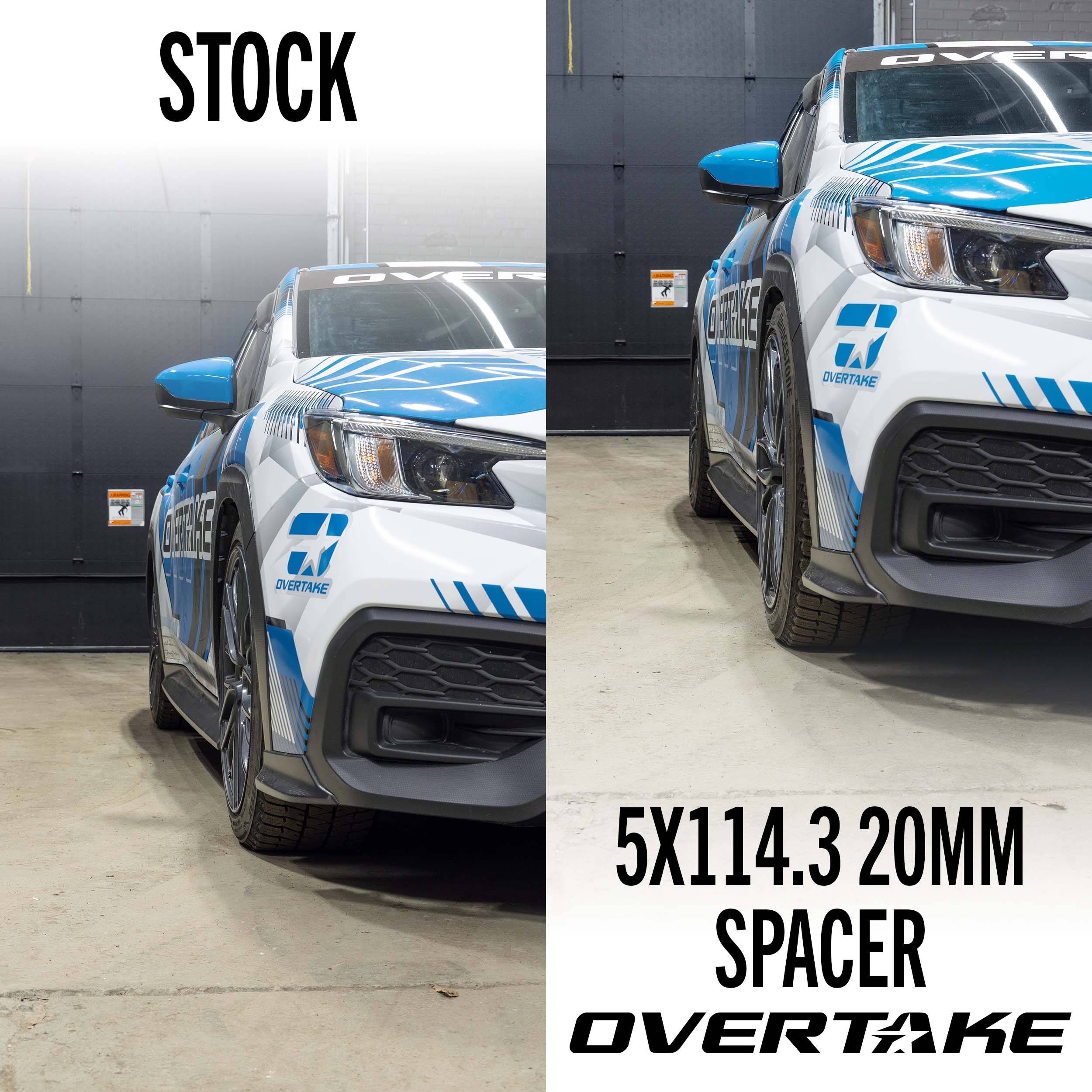 OVERTAKE Wheel Spacers 5x114.3 lug pattern - Pair - Subaru WRX / STI Crosstrek / Impreza / Forester / Outback / Ascent