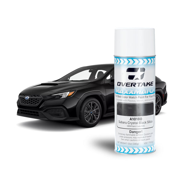 OVERTAKE MaxxMatch Paint - Subaru Crystal Black Silica Pearl D4S 12oz.