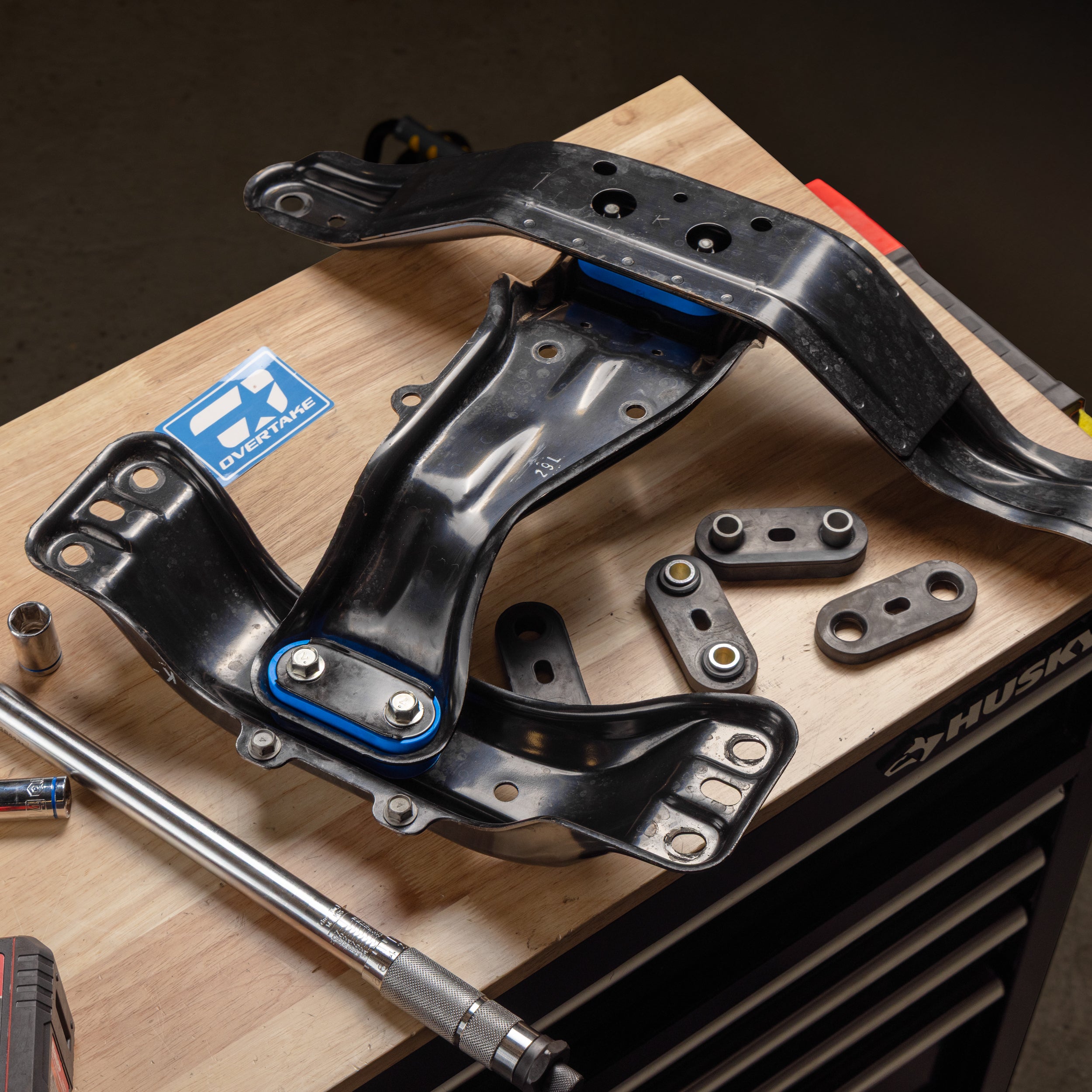 Overtake Transmission Crossmember Bushing Kit - Subaru 2008-21 WRX/STI, 2022+ WRX